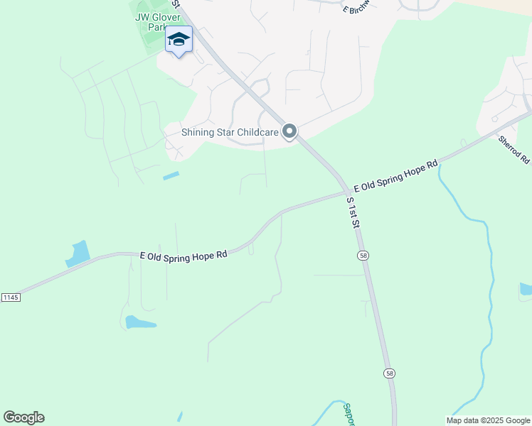 map of restaurants, bars, coffee shops, grocery stores, and more near 1654 East Old Spring Hope Road in Nashville