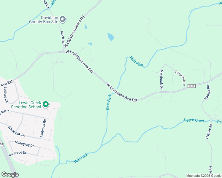 map of restaurants, bars, coffee shops, grocery stores, and more near 3460 West Lexington Avenue Extension in High Point