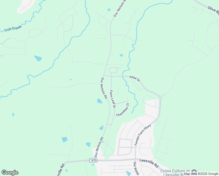 map of restaurants, bars, coffee shops, grocery stores, and more near 1415 Farm Leaf Drive in Durham