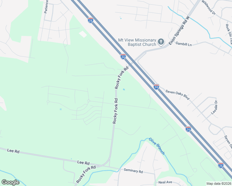 map of restaurants, bars, coffee shops, grocery stores, and more near 2798 Rocky Fork Road in Smyrna