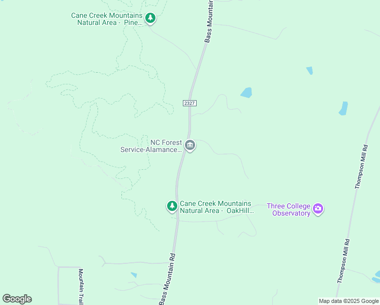 map of restaurants, bars, coffee shops, grocery stores, and more near 5344 Bass Mountain Road in Snow Camp