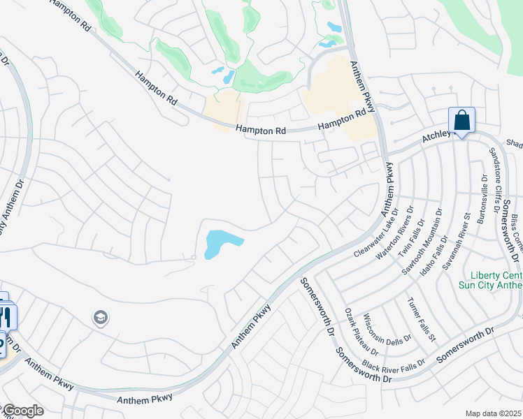 map of restaurants, bars, coffee shops, grocery stores, and more near 2111 Cotton Valley Street in Henderson