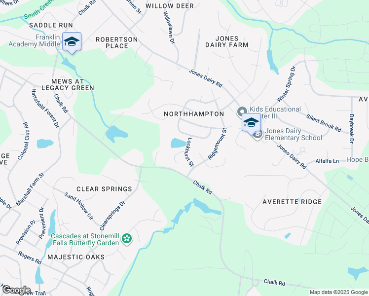 map of restaurants, bars, coffee shops, grocery stores, and more near 1637 Dodford Court in Wake Forest