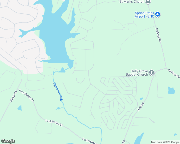 map of restaurants, bars, coffee shops, grocery stores, and more near 101 Osage Drive in Louisburg