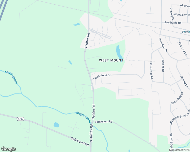 map of restaurants, bars, coffee shops, grocery stores, and more near 4180 Ketch Point Drive in Rocky Mount
