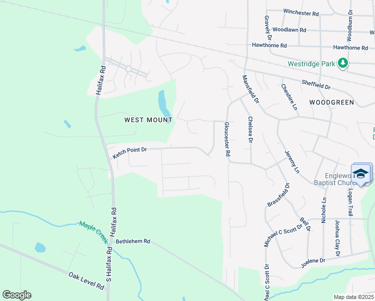 map of restaurants, bars, coffee shops, grocery stores, and more near 4021 Ketch Point Drive in Rocky Mount