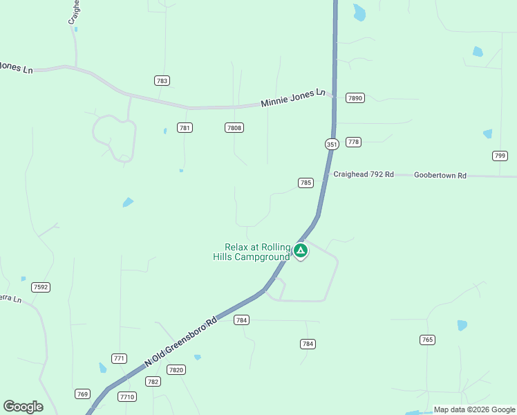 map of restaurants, bars, coffee shops, grocery stores, and more near 101-375 Craighead 785 Road in Jonesboro