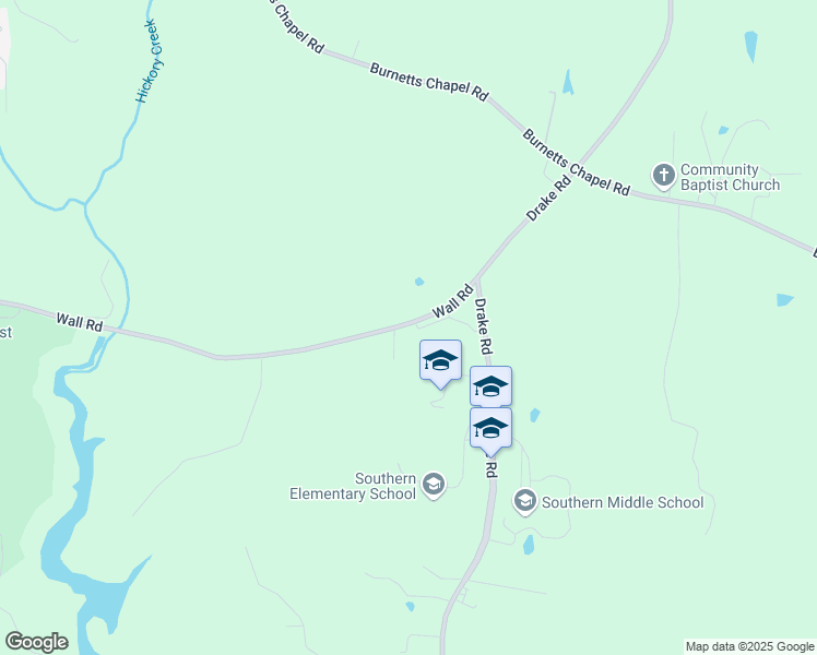 map of restaurants, bars, coffee shops, grocery stores, and more near 3323 Wall Road in Greensboro