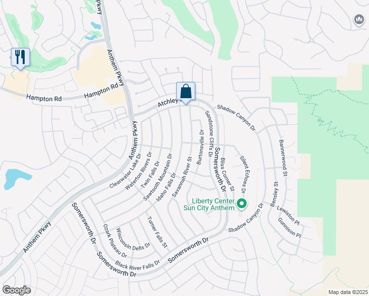 map of restaurants, bars, coffee shops, grocery stores, and more near 2132 Idaho Falls Drive in Henderson