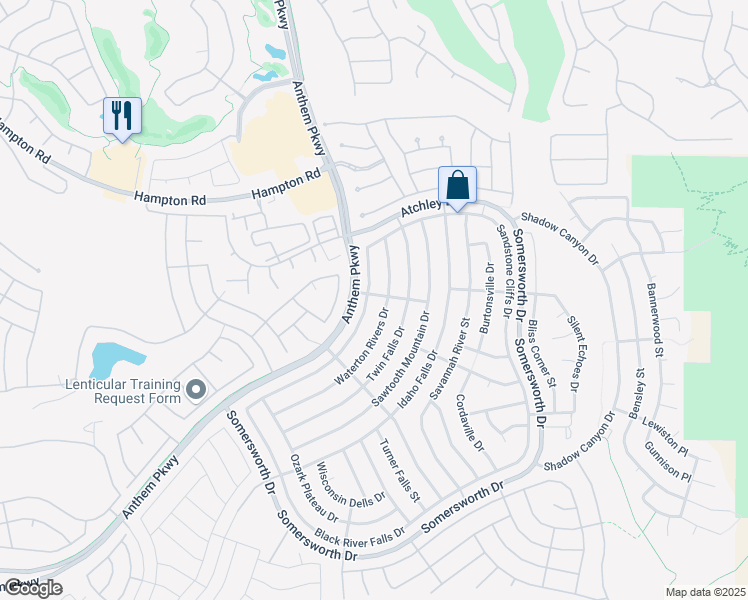 map of restaurants, bars, coffee shops, grocery stores, and more near 2116 Clearwater Lake Drive in Henderson