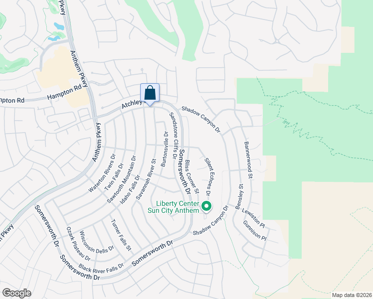 map of restaurants, bars, coffee shops, grocery stores, and more near 2087 Bliss Corner Street in Henderson