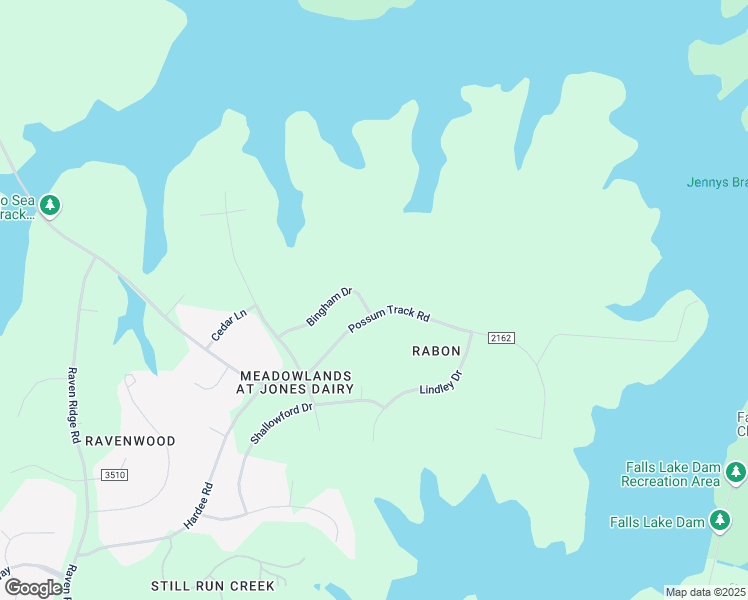 map of restaurants, bars, coffee shops, grocery stores, and more near 13924 Possum Track Road in Raleigh