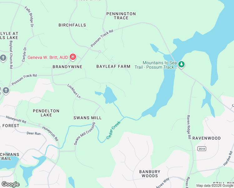 map of restaurants, bars, coffee shops, grocery stores, and more near 12301 Birchfalls Drive in Raleigh