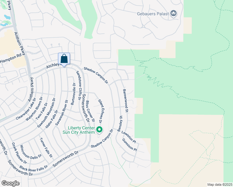 map of restaurants, bars, coffee shops, grocery stores, and more near 2159 Bensley Street in Henderson