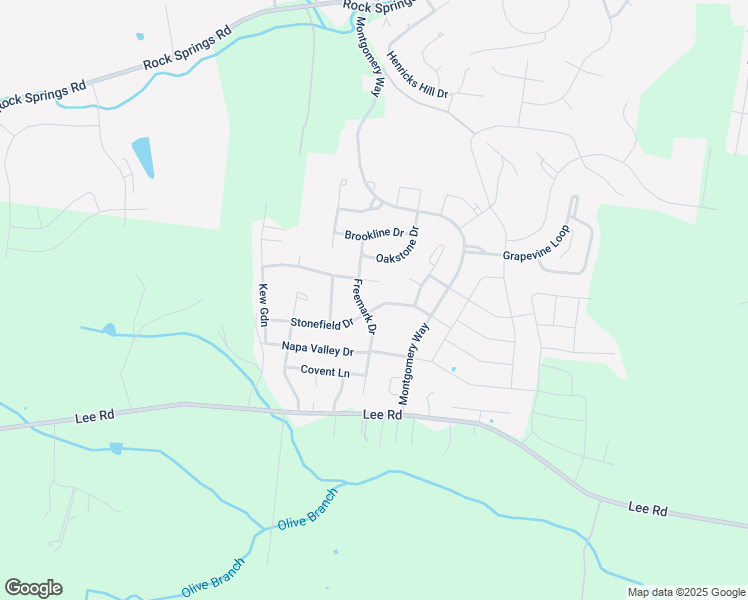 map of restaurants, bars, coffee shops, grocery stores, and more near 5303 Abbottswood Drive in Smyrna
