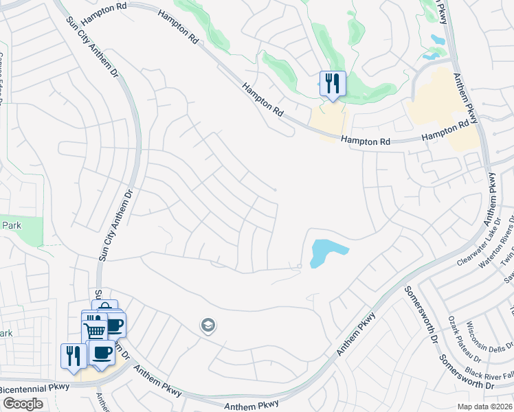 map of restaurants, bars, coffee shops, grocery stores, and more near 2738 Fort Myer Avenue in Henderson