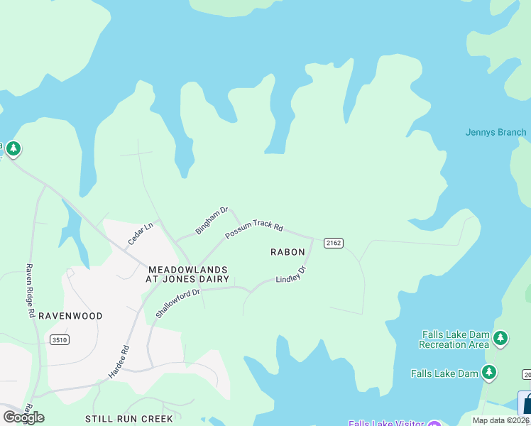 map of restaurants, bars, coffee shops, grocery stores, and more near 13920 Possum Track Road in Raleigh