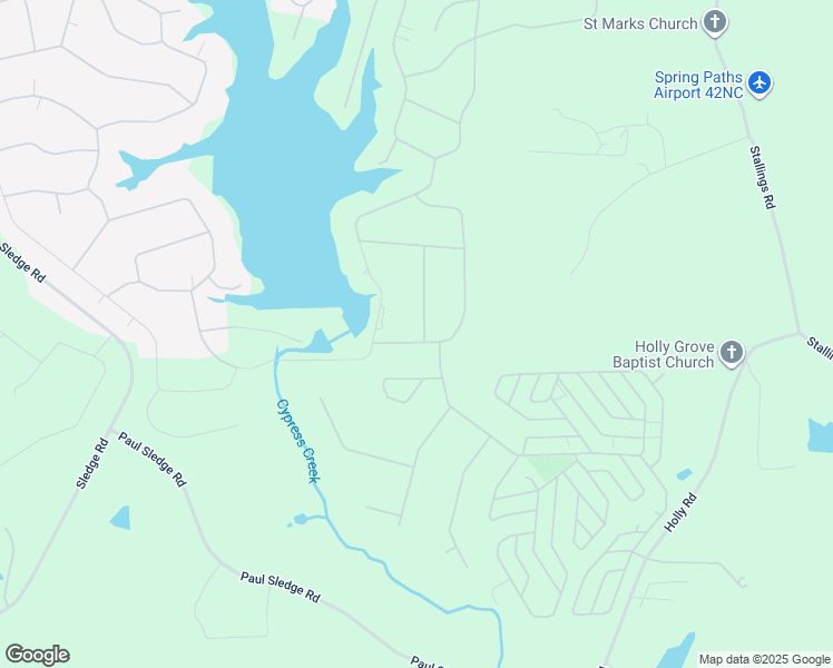 map of restaurants, bars, coffee shops, grocery stores, and more near 101 Buffalo Drive in Louisburg
