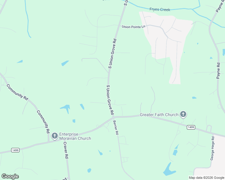 map of restaurants, bars, coffee shops, grocery stores, and more near 308 South Union Grove Road in Lexington