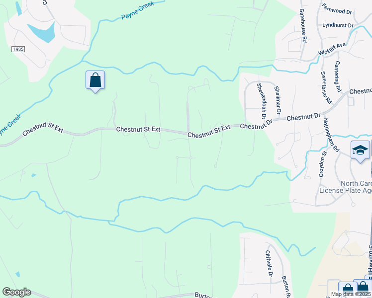 map of restaurants, bars, coffee shops, grocery stores, and more near 2289 Cambridge Oaks Drive in High Point