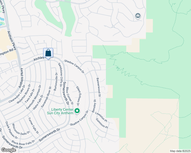 map of restaurants, bars, coffee shops, grocery stores, and more near 2147 Bannerwood Street in Henderson
