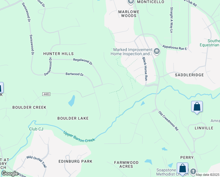 map of restaurants, bars, coffee shops, grocery stores, and more near 4709 Highview Court in Raleigh