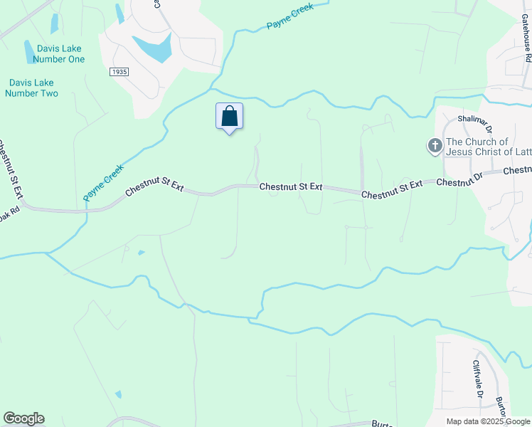 map of restaurants, bars, coffee shops, grocery stores, and more near 2013A Chestnut Street Extension in High Point