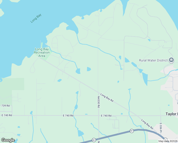 map of restaurants, bars, coffee shops, grocery stores, and more near 32851 Long Bay Road in Wagoner