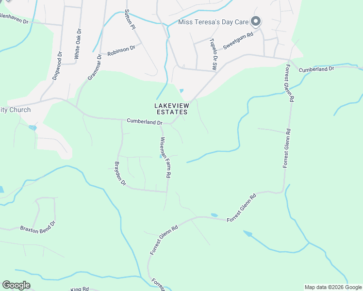 map of restaurants, bars, coffee shops, grocery stores, and more near 7612 Whispering Wind Lane in Fairview