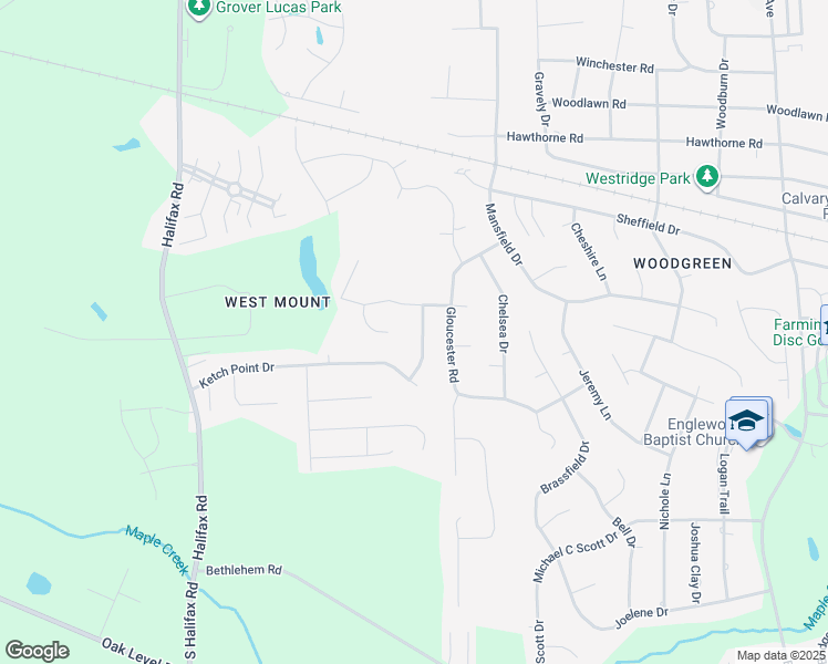 map of restaurants, bars, coffee shops, grocery stores, and more near 132 Sion Court in Rocky Mount