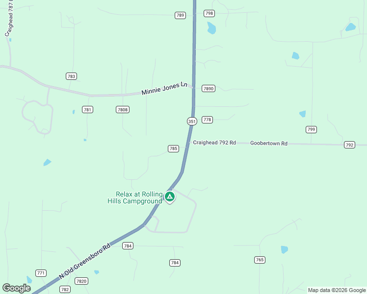 map of restaurants, bars, coffee shops, grocery stores, and more near 101 Craighead 785 Road in Jonesboro