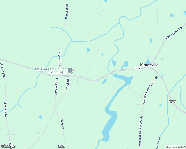 map of restaurants, bars, coffee shops, grocery stores, and more near 4427 Alamance Church Road in Liberty