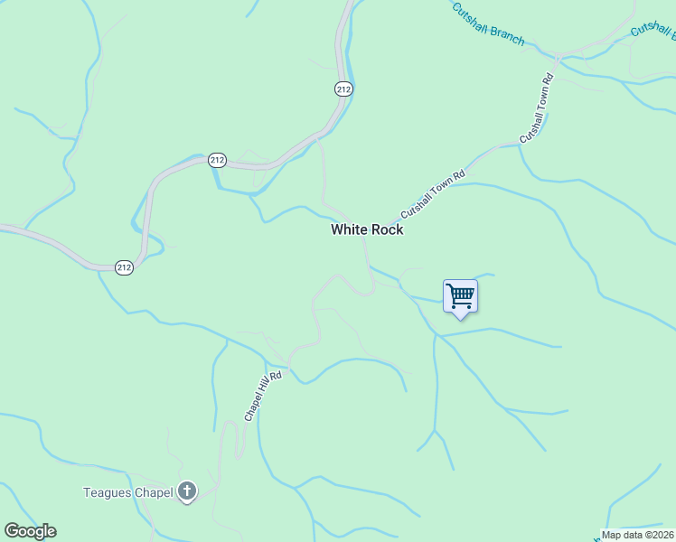 map of restaurants, bars, coffee shops, grocery stores, and more near 4725 Chapel Hill Road in Marshall