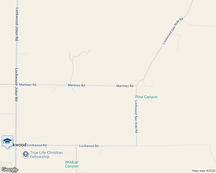 map of restaurants, bars, coffee shops, grocery stores, and more near 50772 Martinez Road in Lockwood