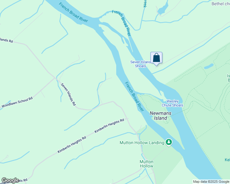 map of restaurants, bars, coffee shops, grocery stores, and more near 8100 Seven Islands Road in Knoxville