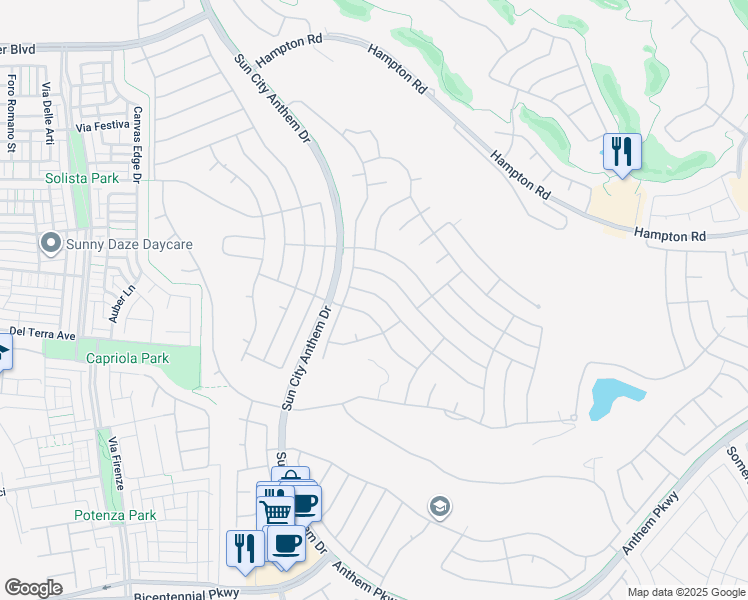 map of restaurants, bars, coffee shops, grocery stores, and more near 2867 Goldcreek Street in Henderson
