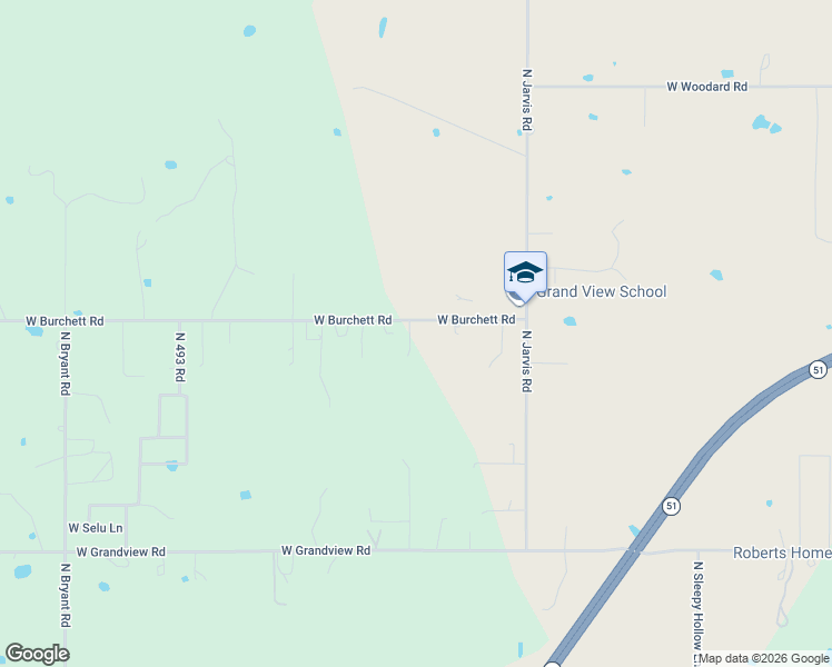 map of restaurants, bars, coffee shops, grocery stores, and more near 16699 West Burchett Road in Tahlequah