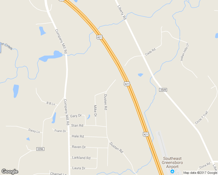 map of restaurants, bars, coffee shops, grocery stores, and more near 6311 Dusten Road in Climax