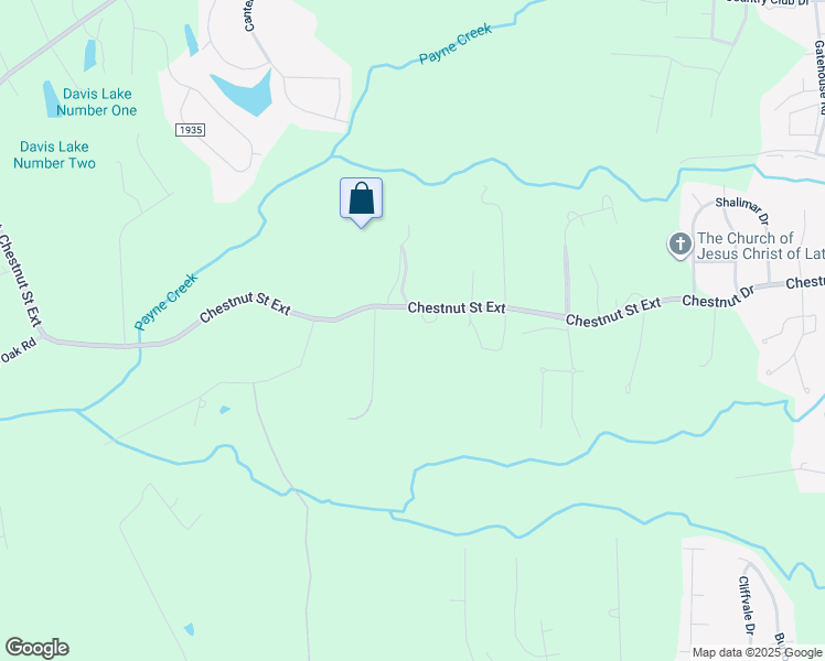 map of restaurants, bars, coffee shops, grocery stores, and more near 2013A Chestnut Street Extension in High Point