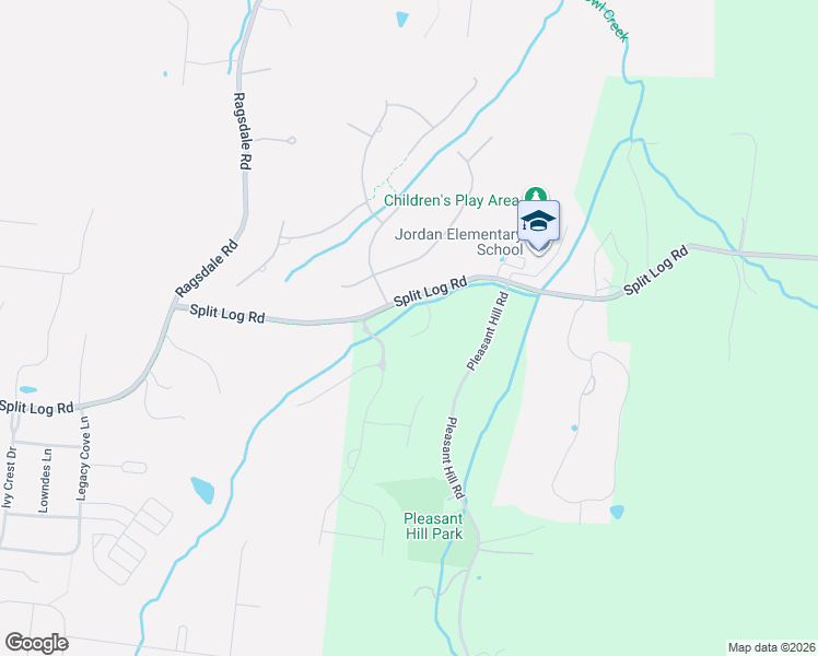 map of restaurants, bars, coffee shops, grocery stores, and more near 9162 Split Log Road in Brentwood