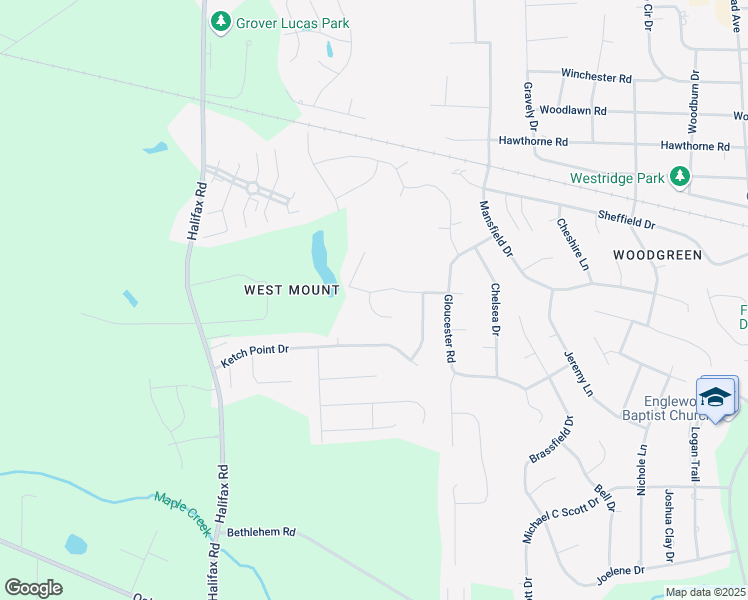 map of restaurants, bars, coffee shops, grocery stores, and more near 4005 Hampton Drive in Rocky Mount