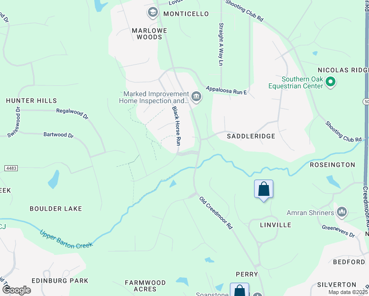 map of restaurants, bars, coffee shops, grocery stores, and more near 11704 Black Horse Run in Raleigh
