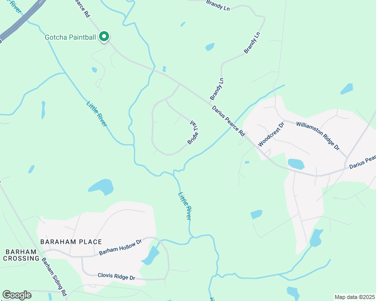 map of restaurants, bars, coffee shops, grocery stores, and more near 146 Bridle Trail in Youngsville