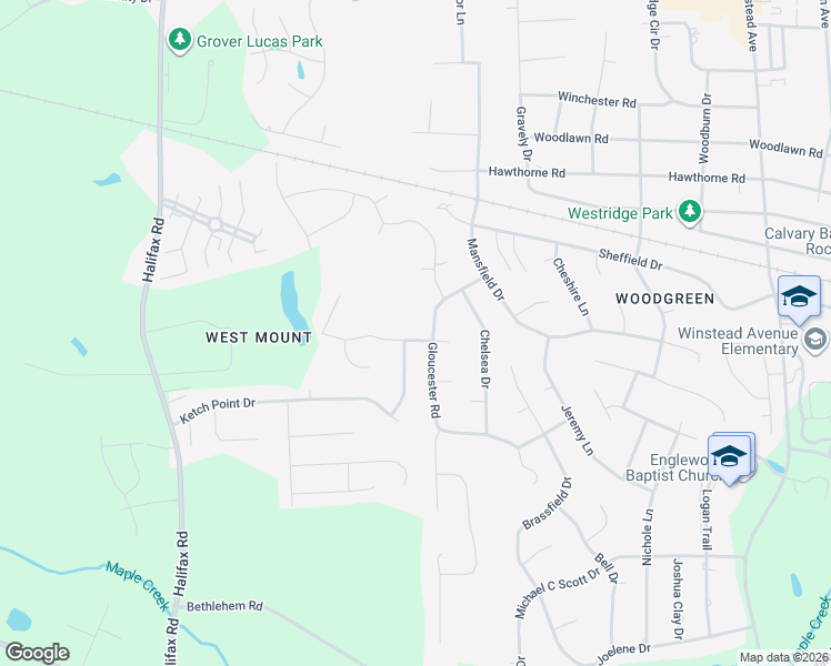 map of restaurants, bars, coffee shops, grocery stores, and more near 3900 Hampton Drive in Rocky Mount