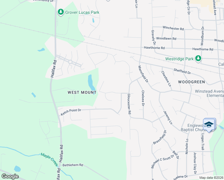 map of restaurants, bars, coffee shops, grocery stores, and more near 3920 Hampton Dr in Rocky Mt
