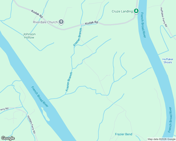 map of restaurants, bars, coffee shops, grocery stores, and more near 3115 Frazier Road in Knoxville
