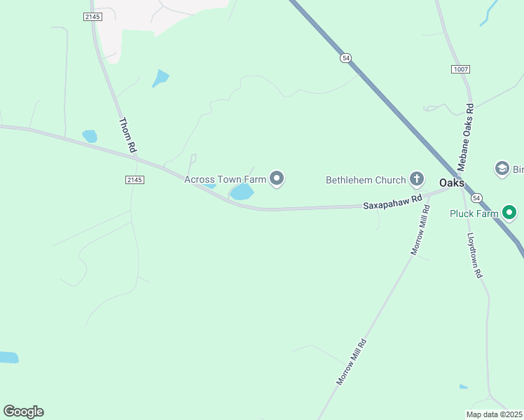 map of restaurants, bars, coffee shops, grocery stores, and more near 3017 Saxapahaw-Bethlehem Church Road in Graham
