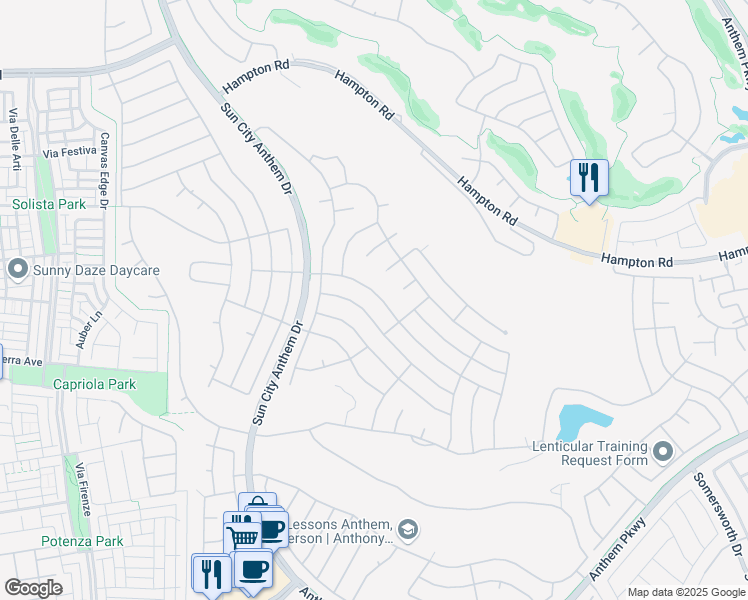 map of restaurants, bars, coffee shops, grocery stores, and more near 2849 Thunder Bay Avenue in Henderson