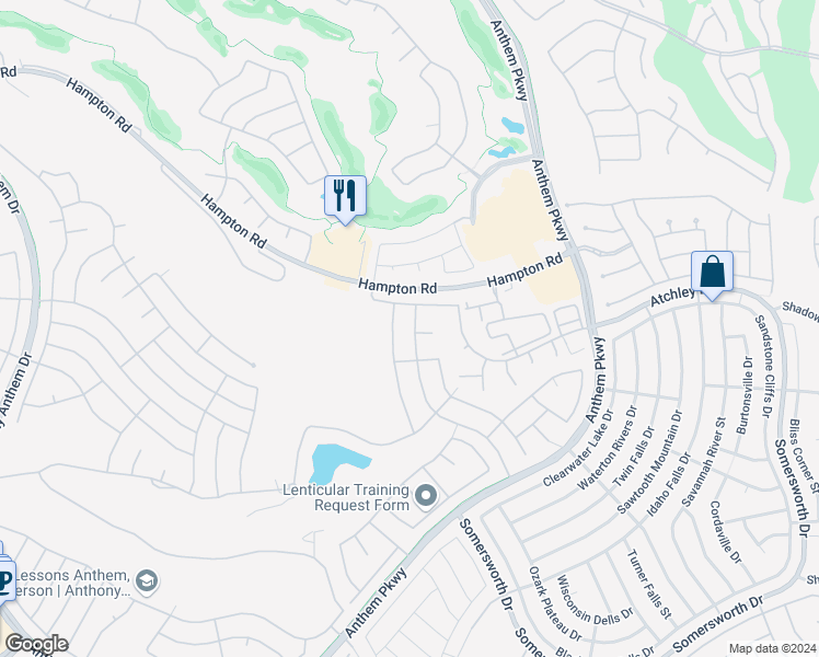 map of restaurants, bars, coffee shops, grocery stores, and more near 2065 Alyssa Jade Dr in Henderson