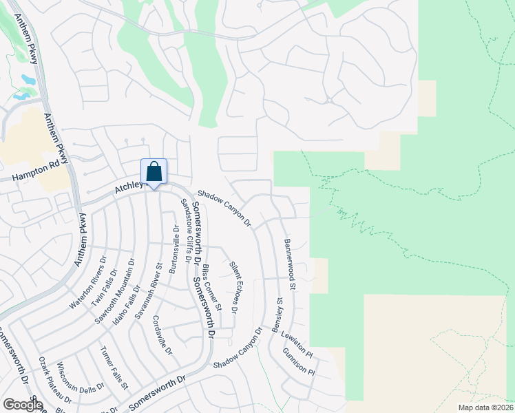 map of restaurants, bars, coffee shops, grocery stores, and more near 2115 Bensley Street in Henderson
